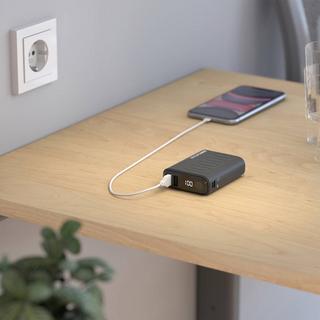 RealPower  PB-10000PD+ Powerbank 10000 mAh Lithium Schwarz 