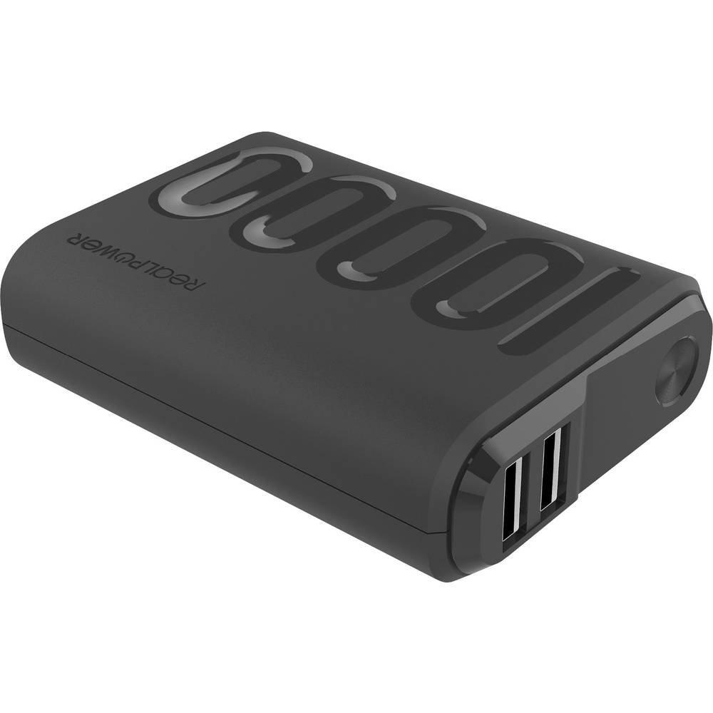 RealPower  PB-10000PD+ Powerbank 10000 mAh Lithium Schwarz 