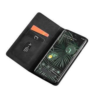 Cover-Discount  Google Pixel 6 Pro - Etui à rabat vintage coque noir 