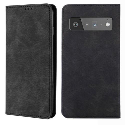 Cover-Discount  Google Pixel 6 Pro - Etui à rabat vintage coque noir 