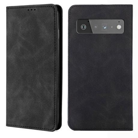 Cover-Discount  Google Pixel 6 Pro - Etui à rabat vintage coque noir 