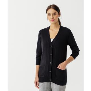 Damart  Gilet boutonné, maille jersey souple. 