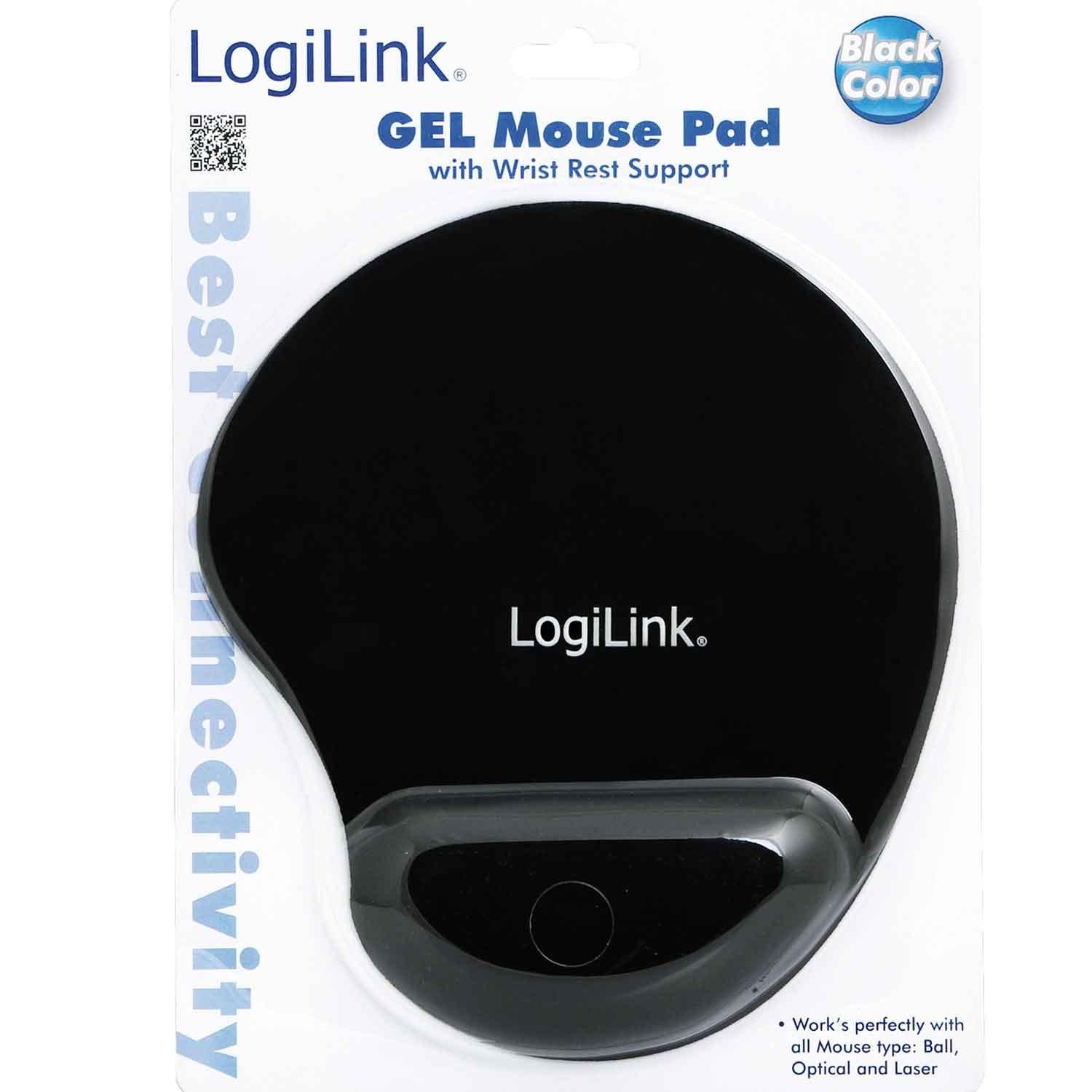 LogiLink  Mauspad mit Handgelenkstützgel 