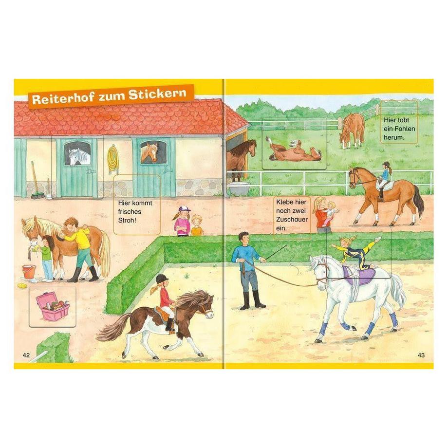 Wieso? Weshalb? Warum? Erstleser, Band 6: Pferde von Kessel, Carola; Voigt, Silke (Illustrationen) Couverture rigide 