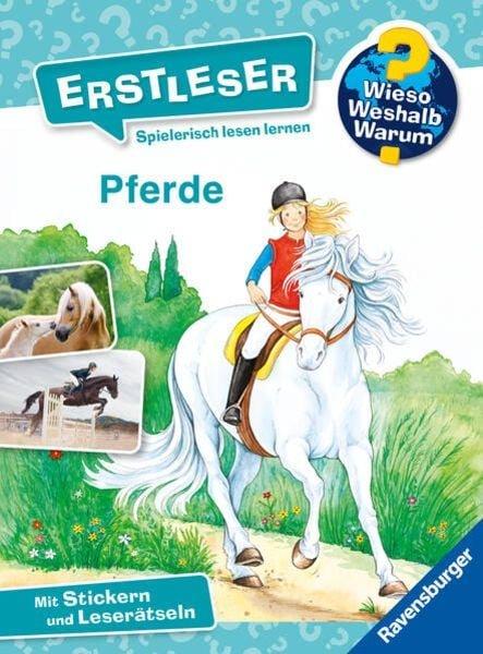 Wieso? Weshalb? Warum? Erstleser: Pferde (Nr.6) von Kessel, Carola; Voigt, Silke (Illustrationen) Copertina rigida 