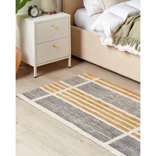 Beliani Tapis en Coton Boho KATRA  