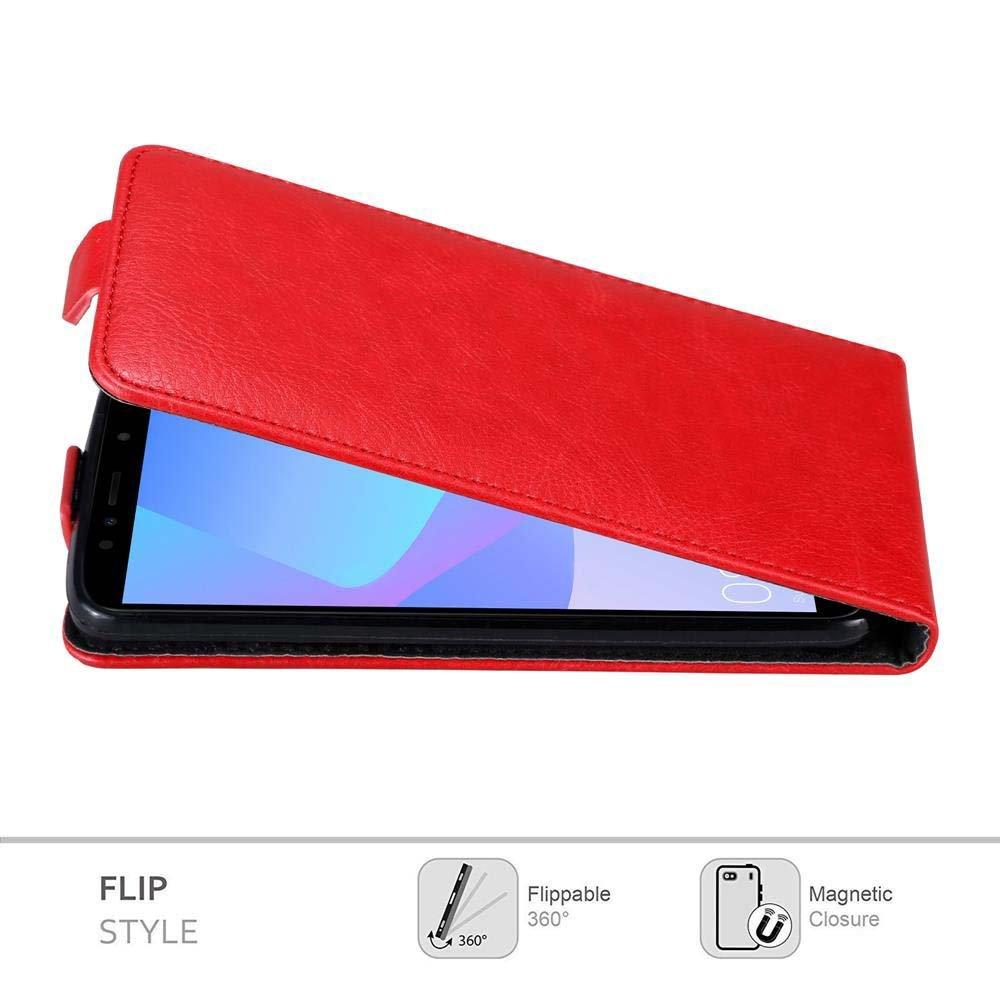 Cadorabo  Housse compatible avec Honor 7A / Huawei Y6 PRIME 2018 - Coque de protection au design flip avec fermeture magnétique 