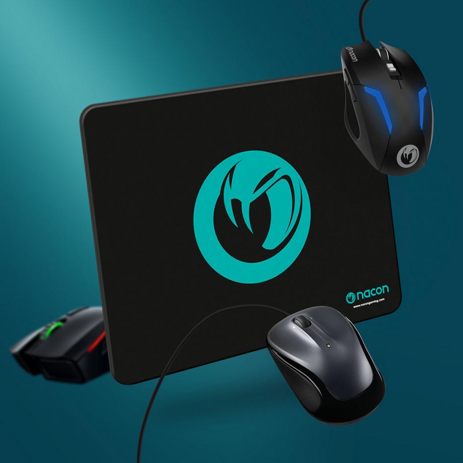 Nacon Gaming  Nacon MM-200 Gamer-Mauspad Schwarz 
