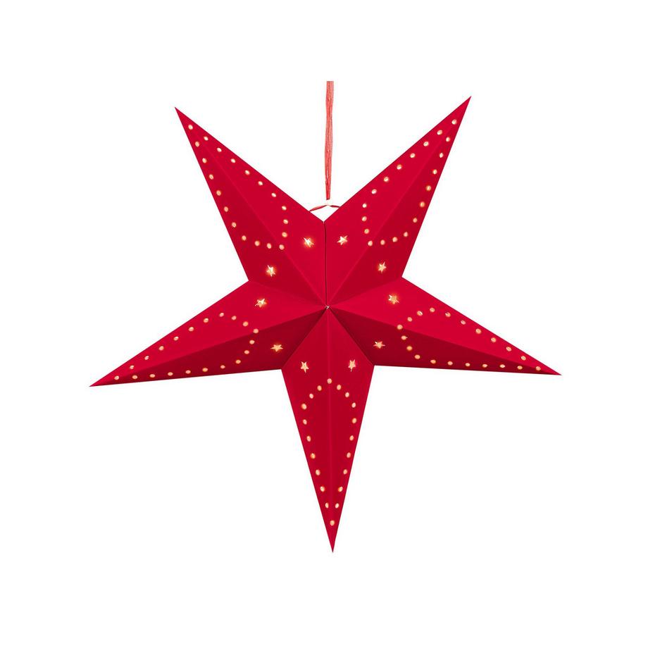 Beliani Set di 2 decorazioni da appendere en Carta Moderno MOTTI  