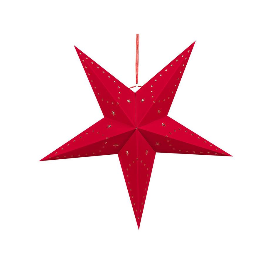 Beliani Set di 2 decorazioni da appendere en Carta Moderno MOTTI  