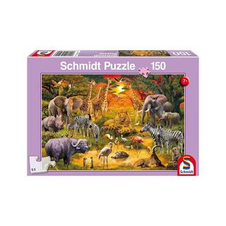 Schmidt  Puzzle Tiere in Afrika (150Teile) 