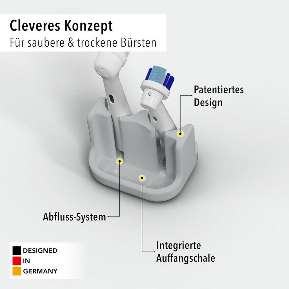 Qikfresh  Aufsteckbürstenhalter 2er 
