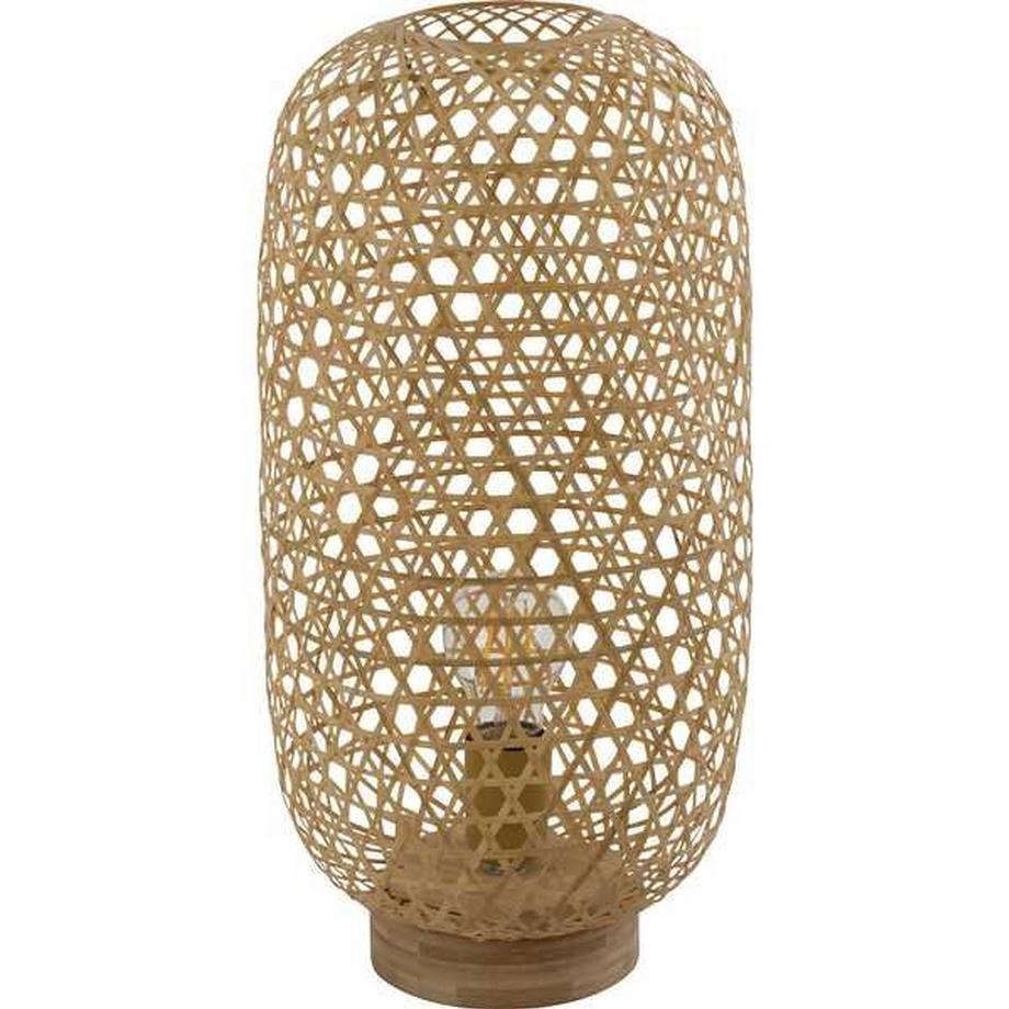 mutoni Lampe de table Mirena bambou naturel 1xE27  