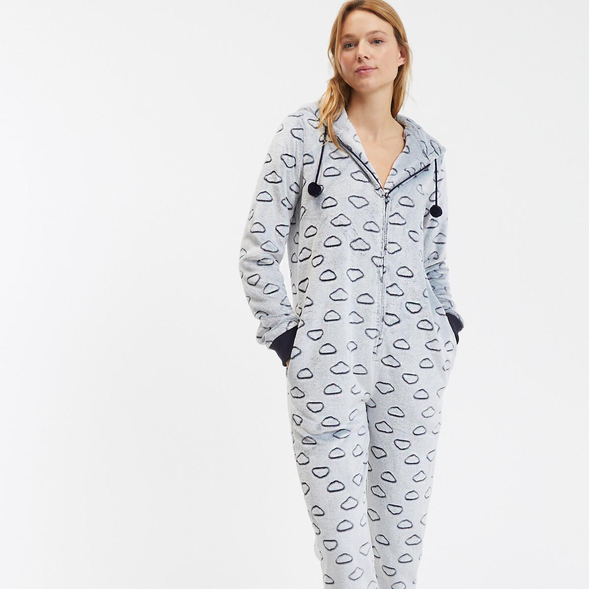 SO'HOME  Jumpsuit aus Fleece mit Wolkenmuster 