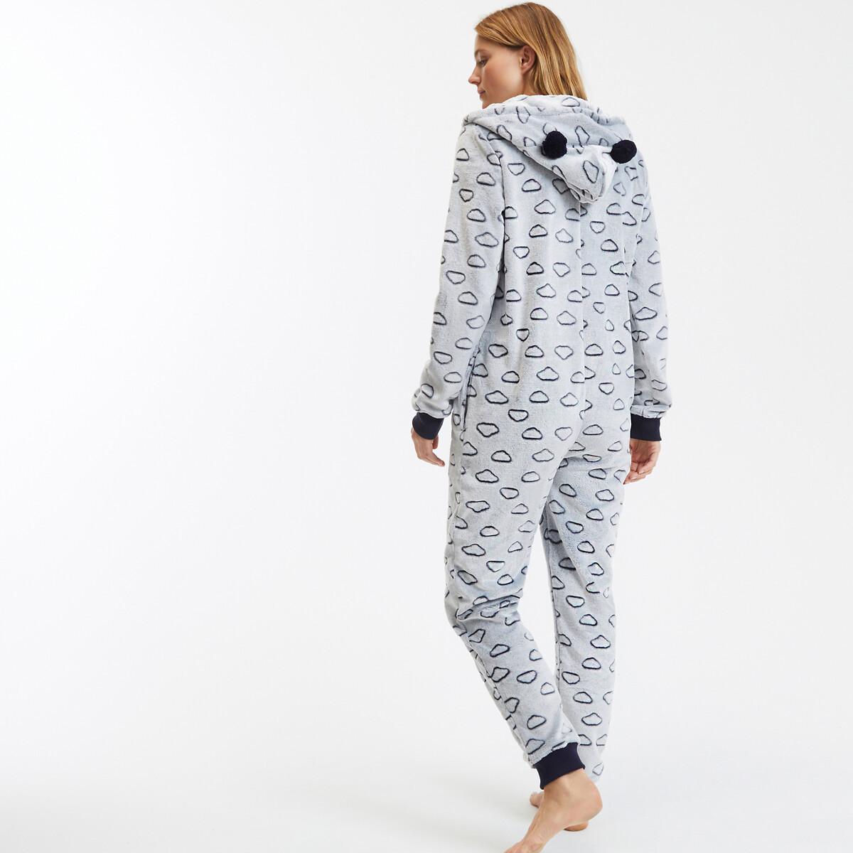 SO'HOME  Jumpsuit aus Fleece mit Wolkenmuster 