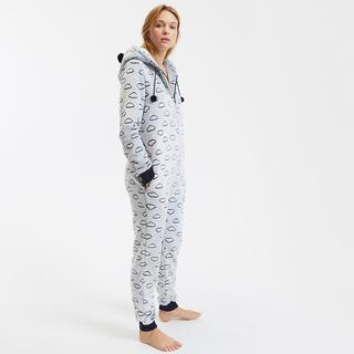 SO'HOME  Jumpsuit aus Fleece mit Wolkenmuster 