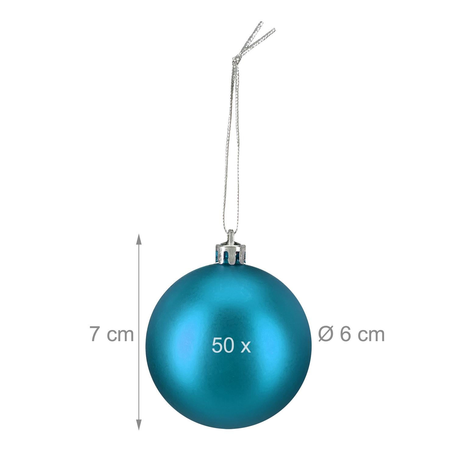 Northix Lot de 50 boules de Noël  