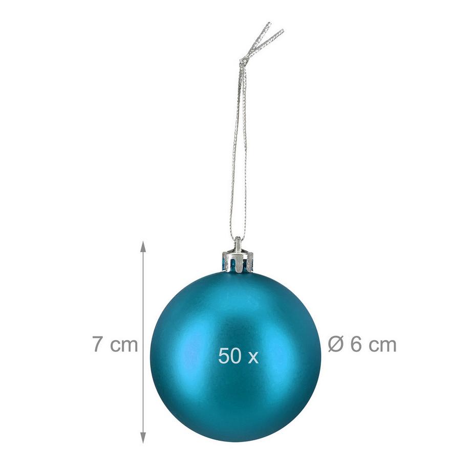 Northix Set di palline per albero di Natale, confezione da 50  