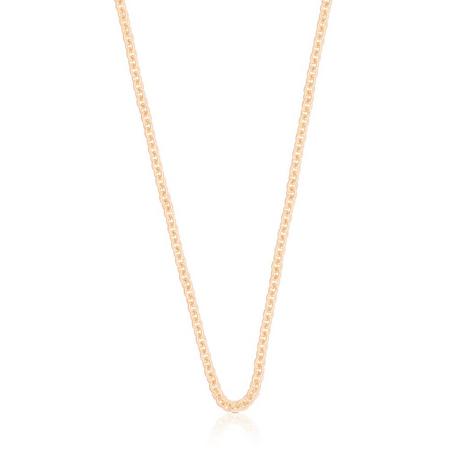 MUAU Schmuck  Collier Rundanker Rotgold 750, 3.1mm, 45cm 