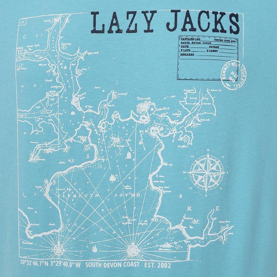 Lazy Jacks Lazy Jacks T-Shirt mit Kartendruck  
