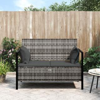 VidaXL Gartenbank poly-rattan  