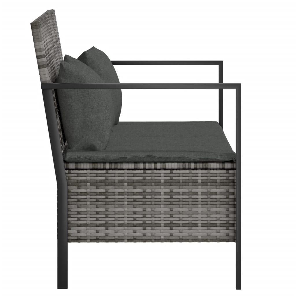 VidaXL Gartenbank poly-rattan  