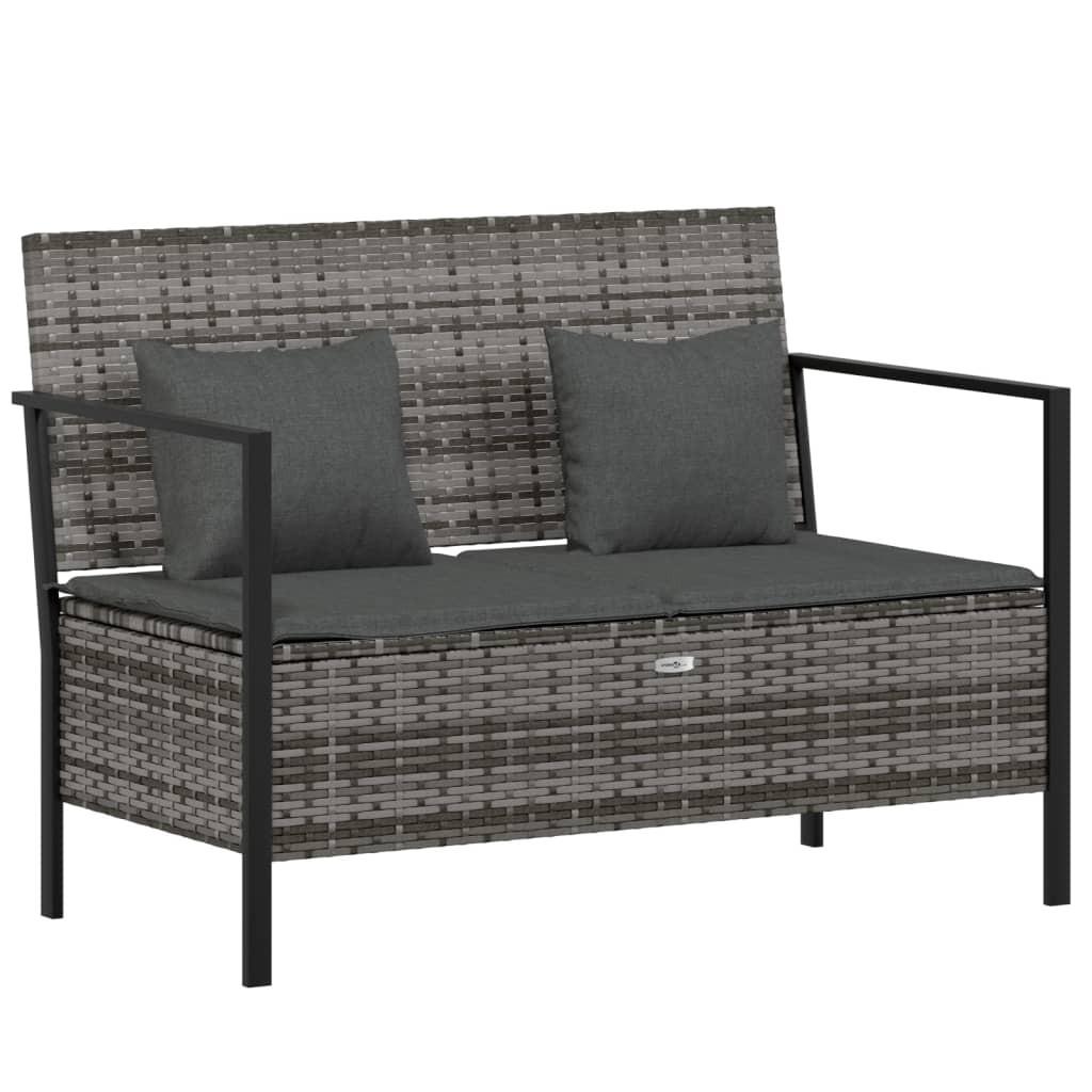 VidaXL Gartenbank poly-rattan  