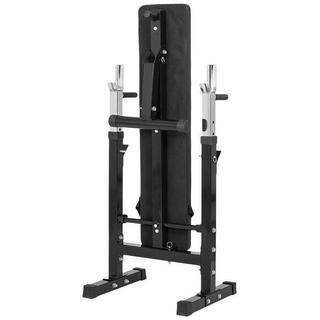 Gorilla Sports  Banc de musculation avec support et ensemble de fonte 