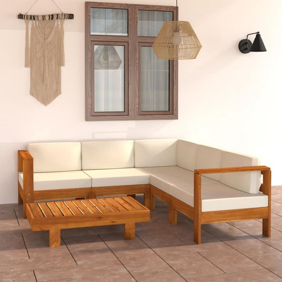 VidaXL set divani da giardino Legno di acacia  