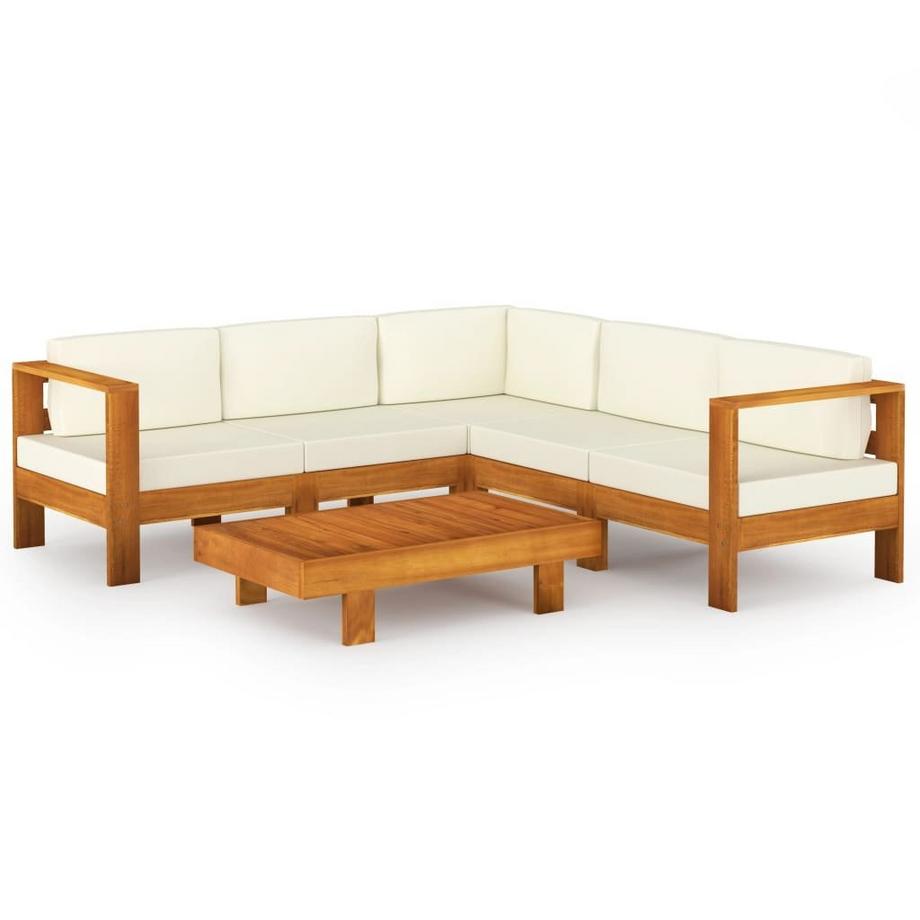 set divani da giardino Legno di acacia