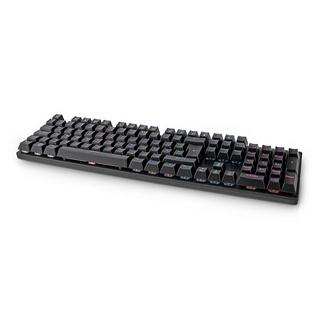 Nedis  Clavier de jeu filaire | USB Type-A | Touches mécaniques | LED | Allemand | DE Layout | Alimentation USB | Longueur du câble d'alimentation : 1.50 m | Gaming 