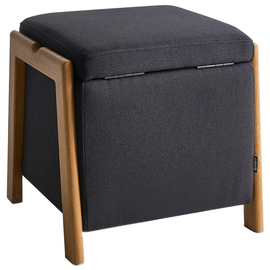 Beliani Pouf de rangement en Tissu  EDLAND  