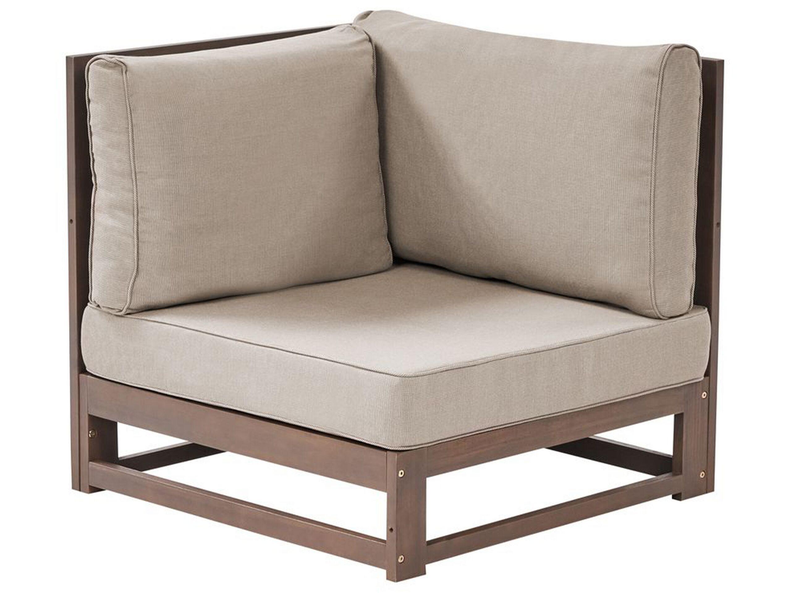 Beliani Set lounge pour jardin en Bois d'acacia certifié FSC® Scandinave TIMOR  