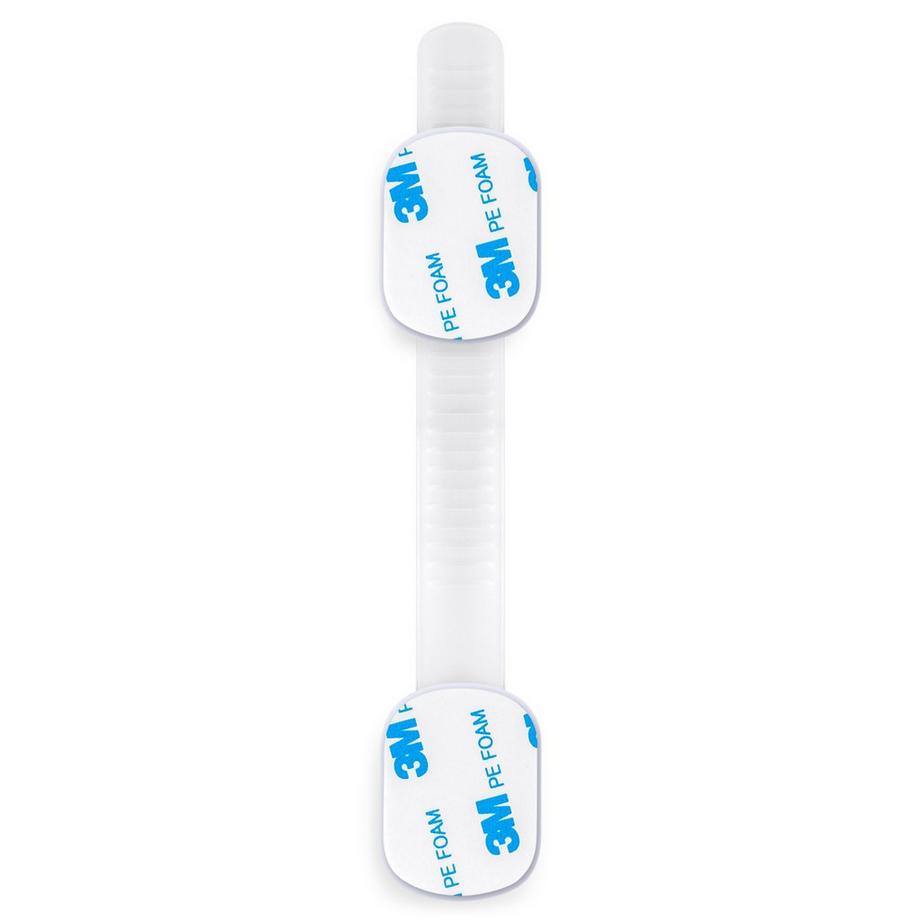 B2X  Chiusura di sicurezza per ante di armadi Ricokids 798100, pacco da 6, bianco 