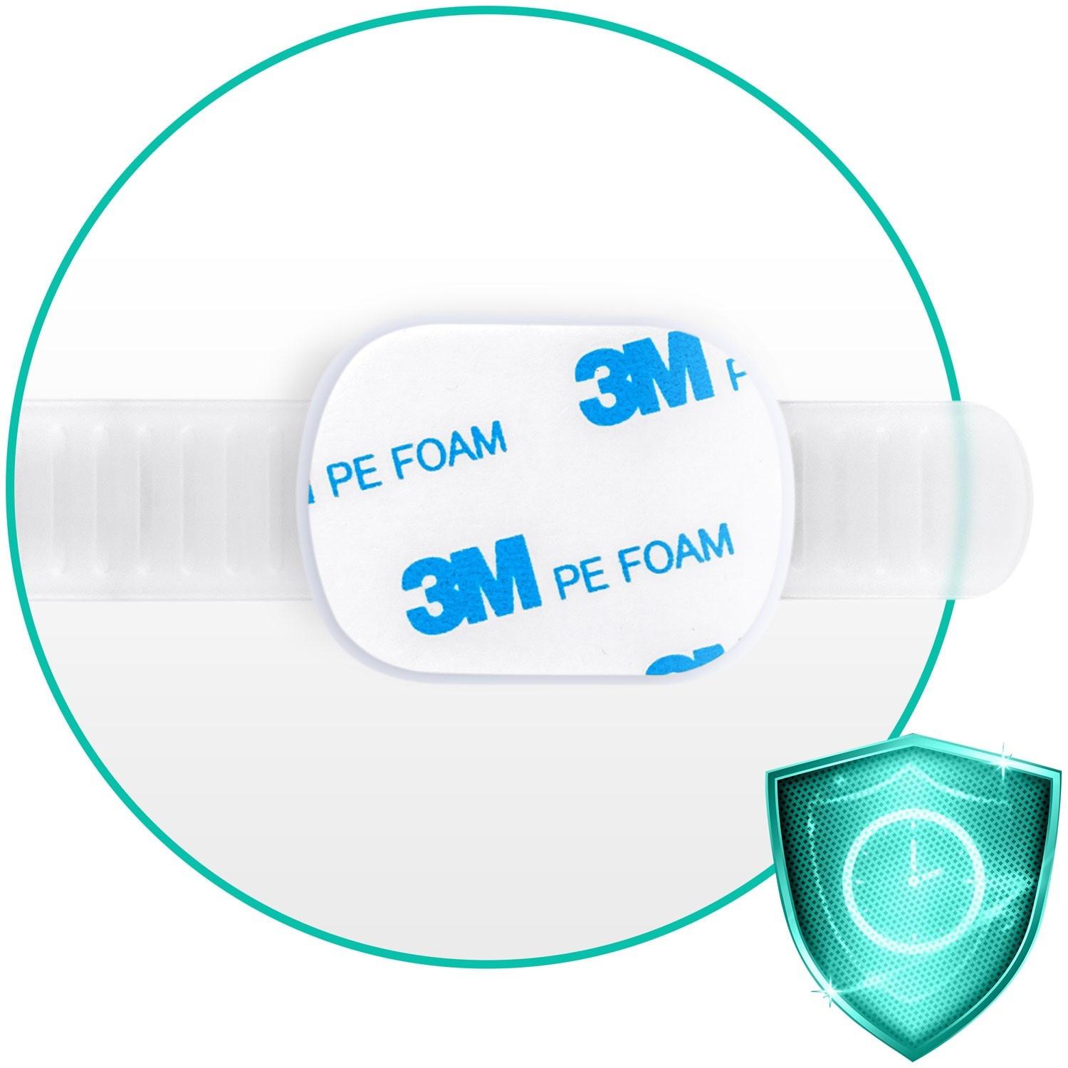 B2X  Serrure de sécurité pour portes d'armoires Ricokids 798100, paquet de 6, blanc 