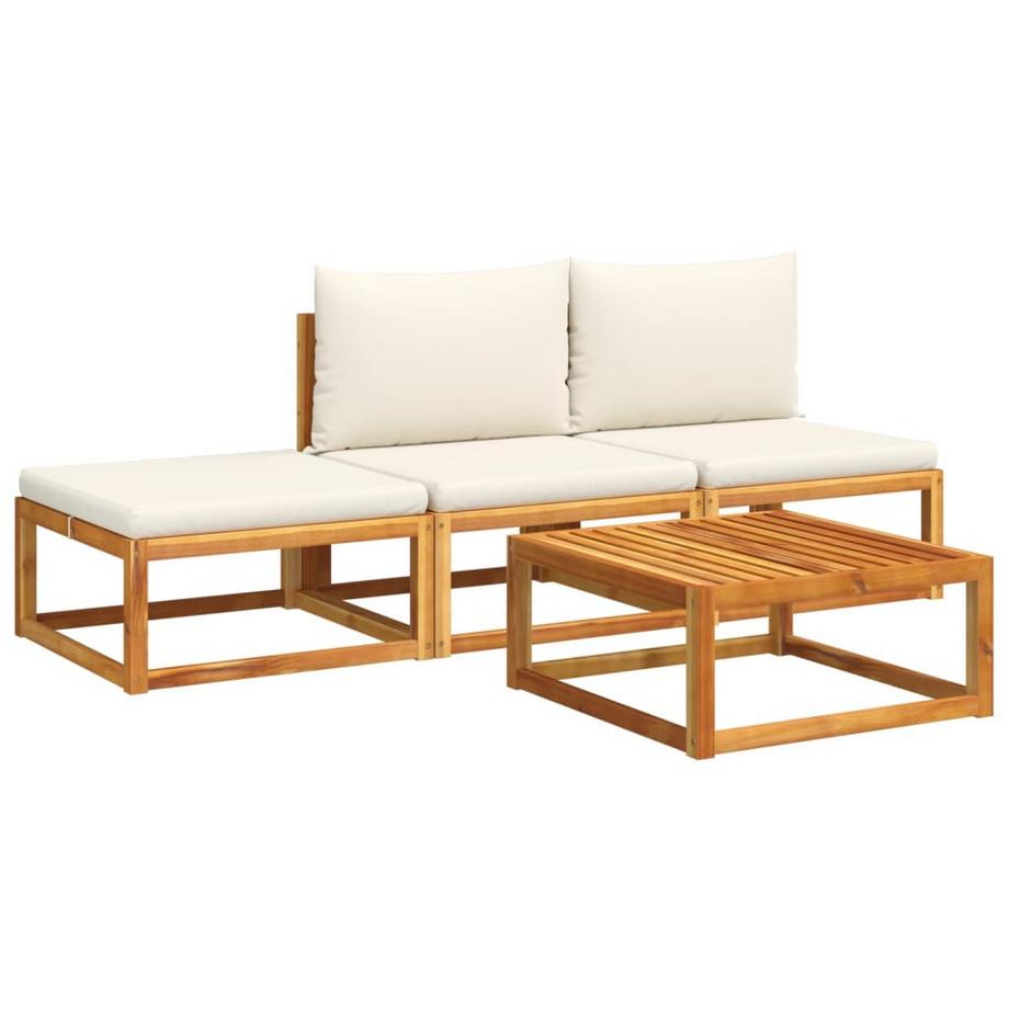 set salotto da giardino Legno di acacia