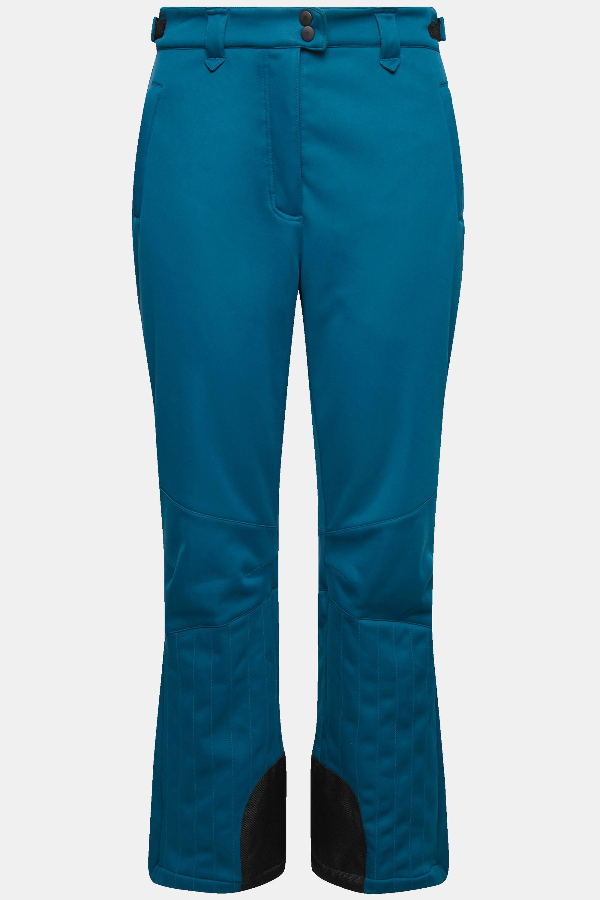 Ulla Popken  Pantalon Softshell déperlant, avec fermeture à scratch et pare-neige 