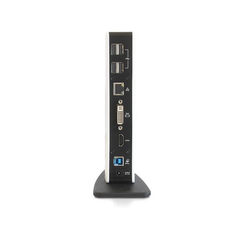 DeLock  87568 replicatore di porte e docking station per notebook Cablato Nero, Bianco 