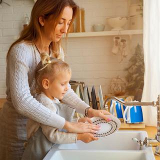 Northix Tellerständer Bambus  