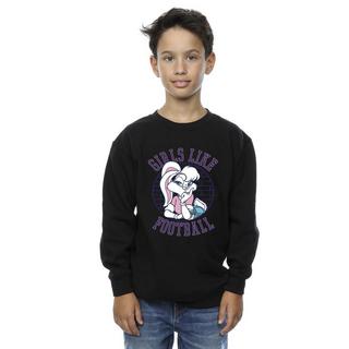 LOONEY TUNES  Girls Like Football Sweatshirt 