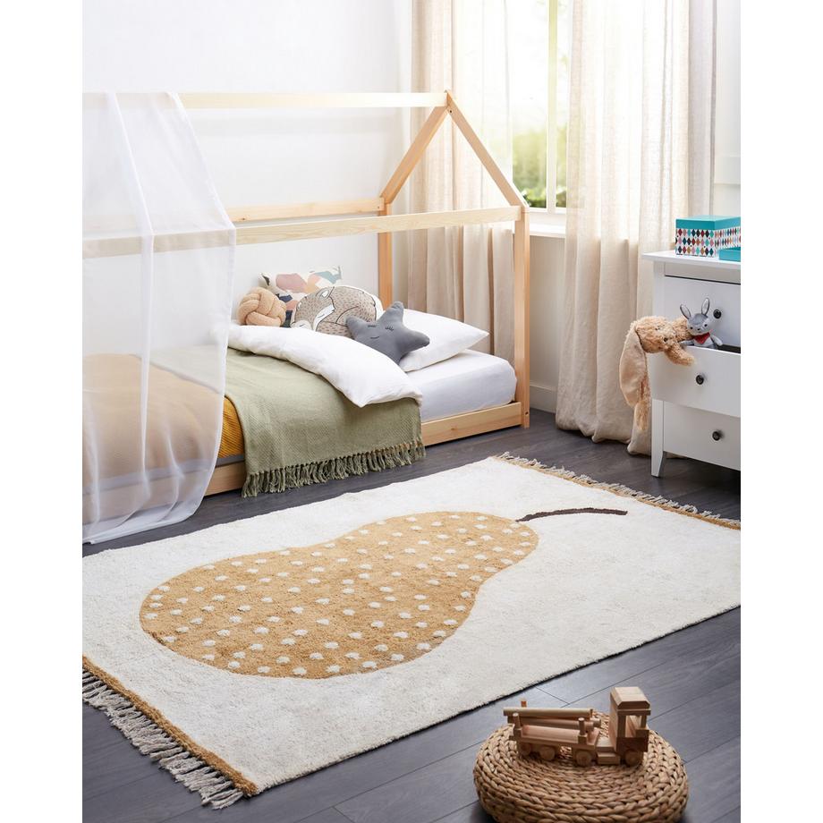 Beliani Kinderteppich aus Baumwolle Modern KHIDARI  