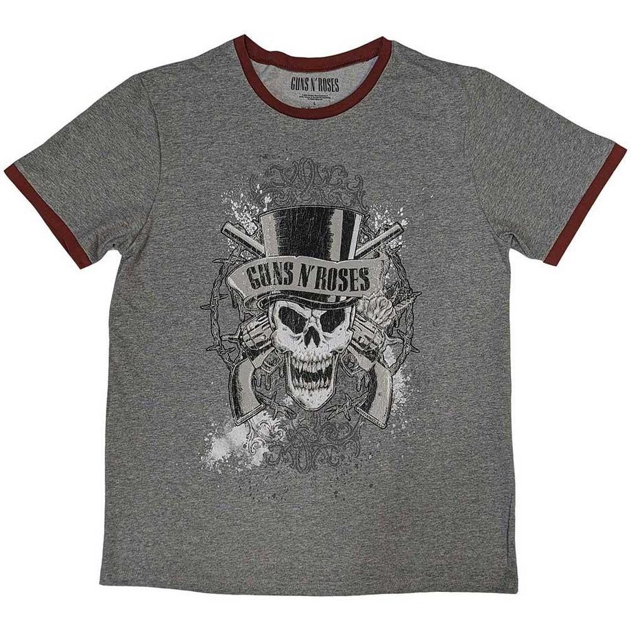 Guns N Roses Faded Skull T-Shirt  