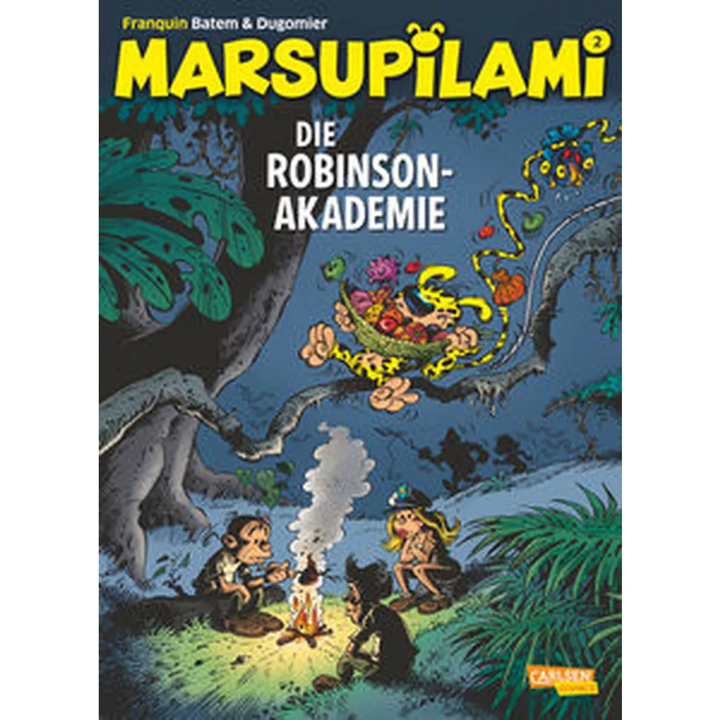 Carlsen Verlag - Marsupilami 2: Die Robinson-Akademie, Franquin, André/ Dugomier/ Batem (Illustrationen), Multicolor