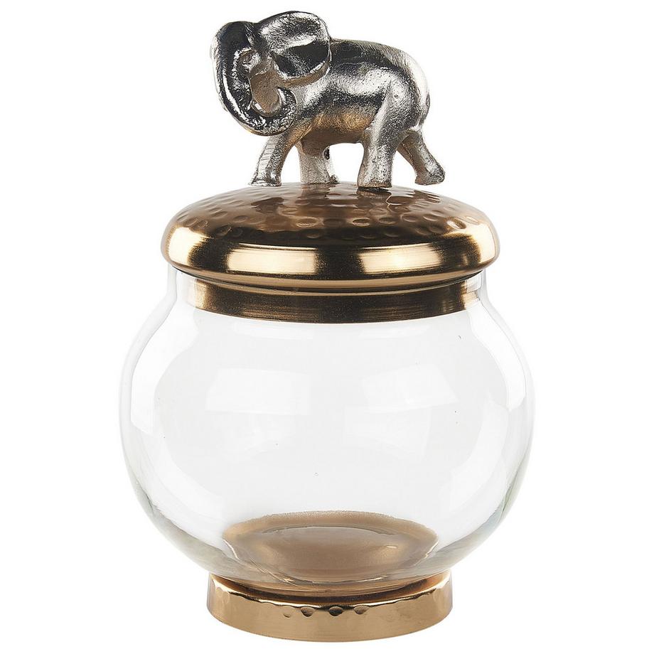 Beliani Set di 2 portagioie en Alluminio Glamour LAKI  