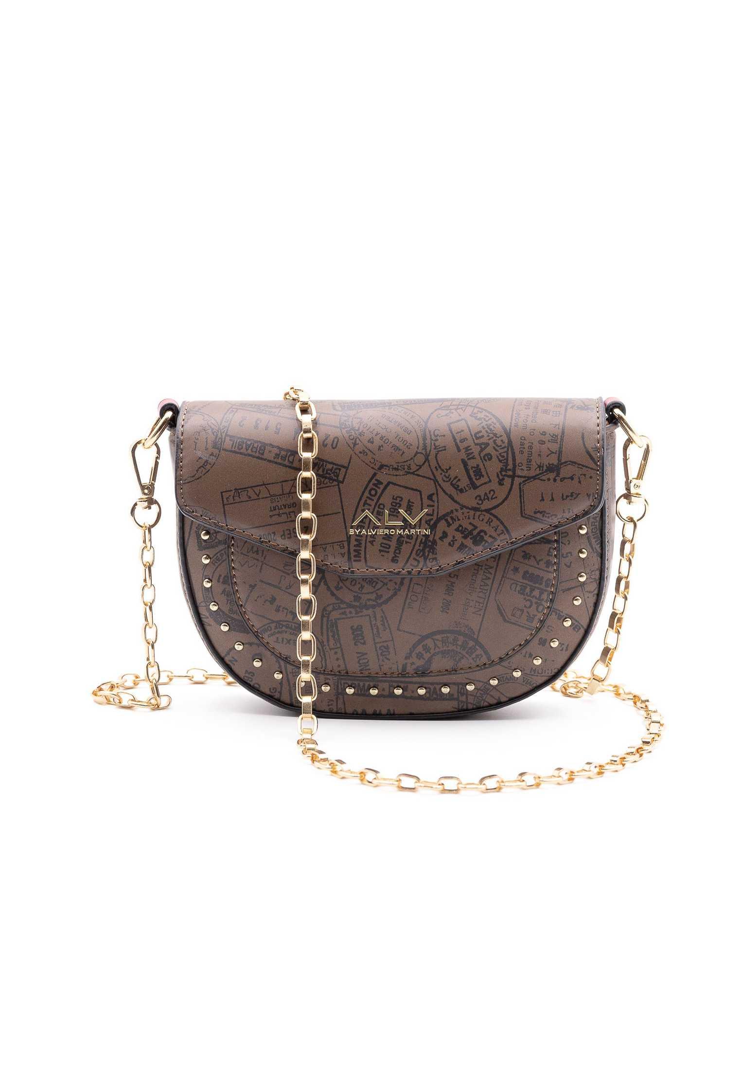 ALV by Alviero Martini  Shoulder Bags With Flap Collection Studs 