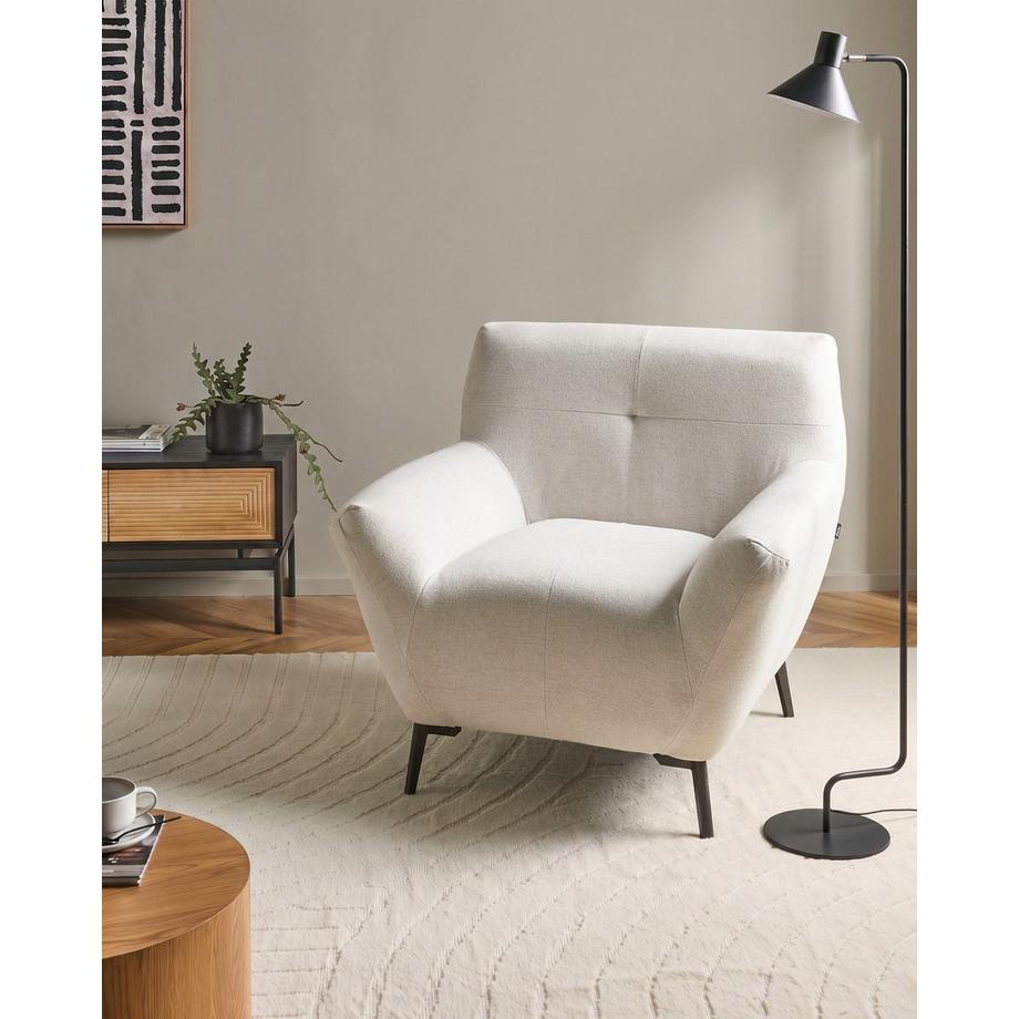 Beliani Sessel aus Stoff Modern LAKENE  