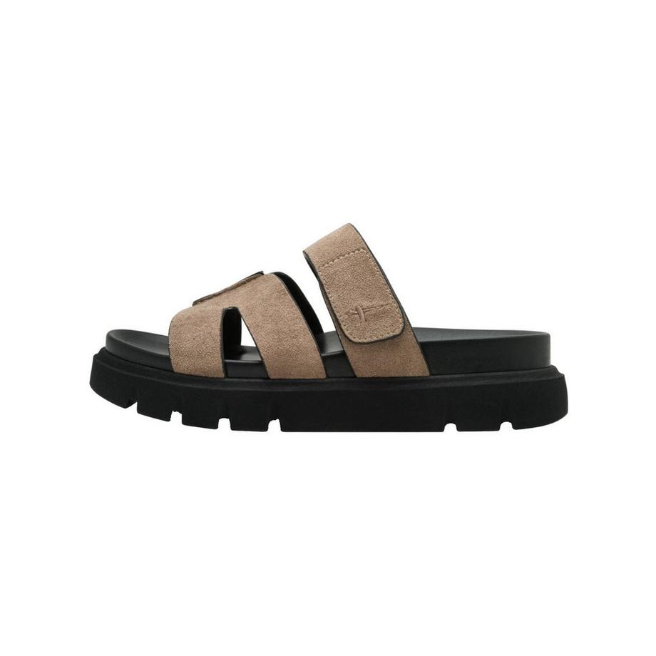 Tamaris Pantolette con suola imbottita e chiusura a velcro  