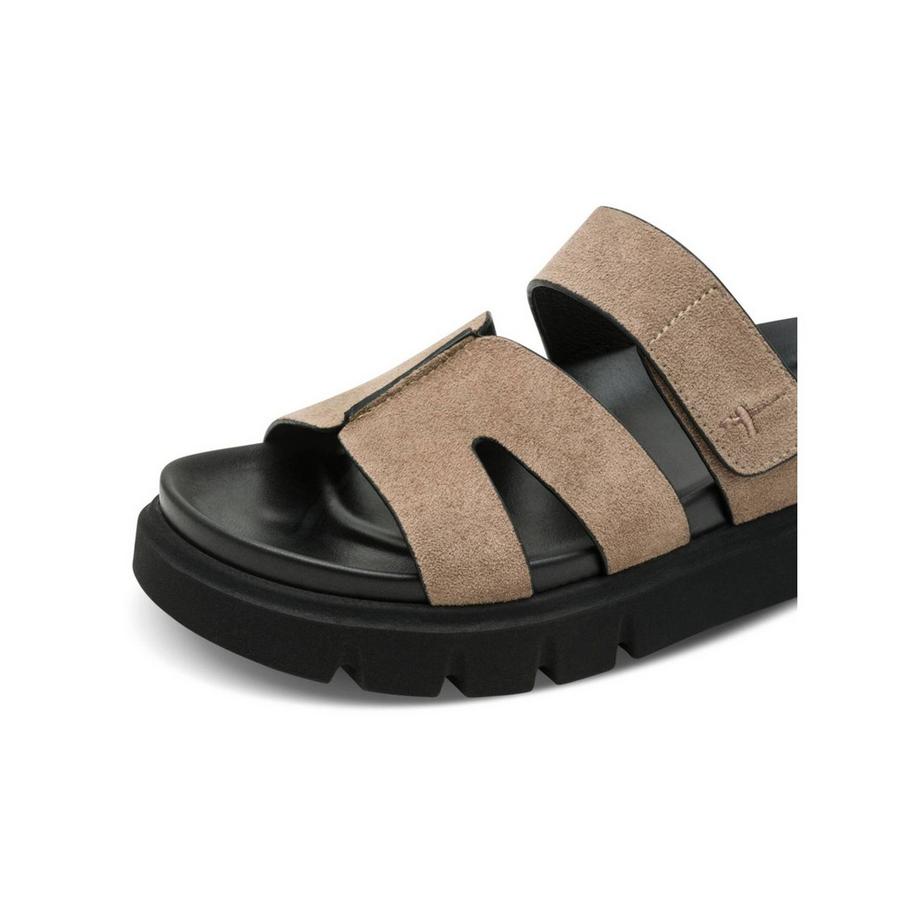 Tamaris Pantolette con suola imbottita e chiusura a velcro  