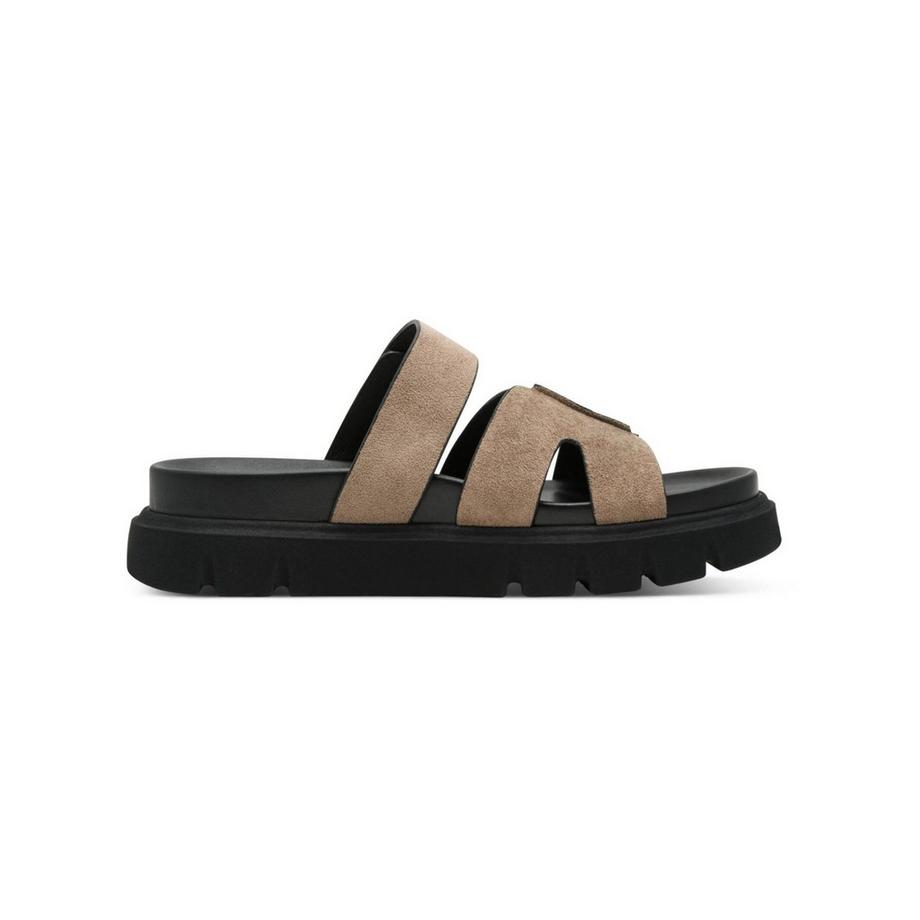 Tamaris Pantolette con suola imbottita e chiusura a velcro  