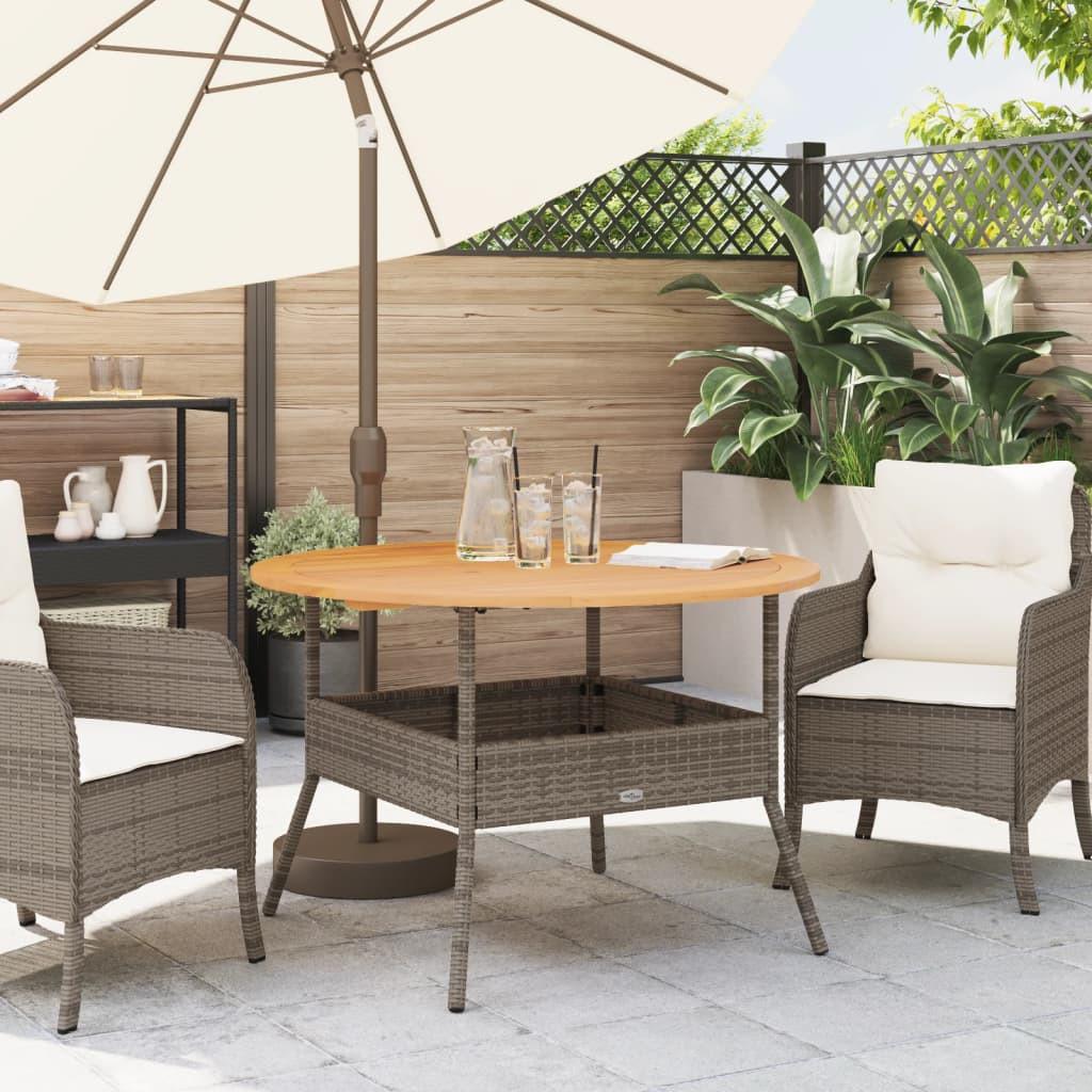 VidaXL Gartentisch poly-rattan  